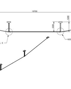 Guy Wire Support 18m up to 60T M&M